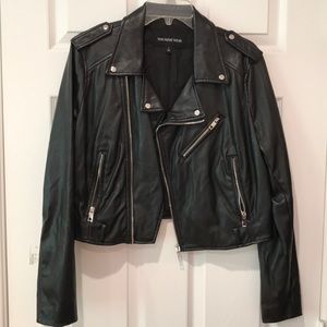 WhoWhatWear Faux Leather Jacket
